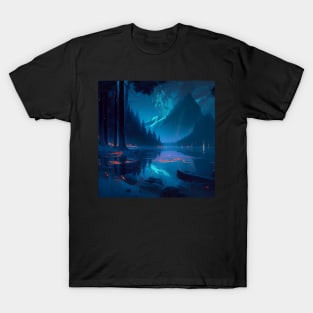 Aurora and Mountain T-Shirt